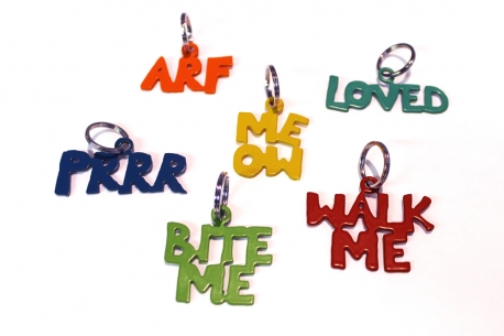 Various Selection of Jendala Word Pet Tags